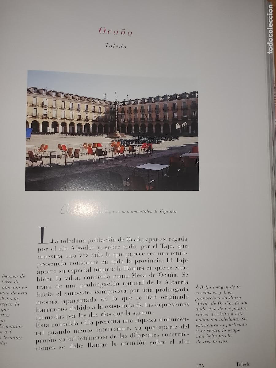 Outros artigos de papel: INFORMACION GRAFICA 2 HOJAS - HISTORIA Y FOTOS A COLOR DE - TOLEDO - OCA&Ntilde;A