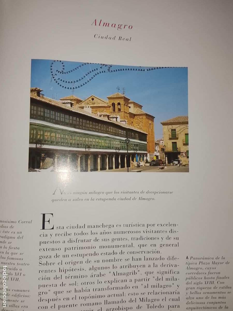 Outros artigos de papel: INFORMACION GRAFICA 3 HOJAS - HISTORIA Y FOTOS A COLOR DE - CIUDAD REAL - ALMAGRO