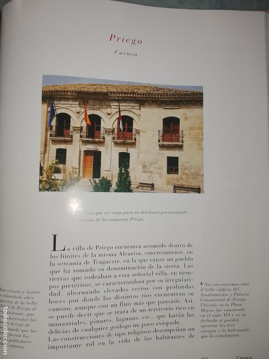 Otros Art&iacute;culos de Coleccionismo en Papel: INFORMACION GRAFICA 2 HOJAS - HISTORIA Y FOTOS A COLOR DE - CUENCA - PRIEGO