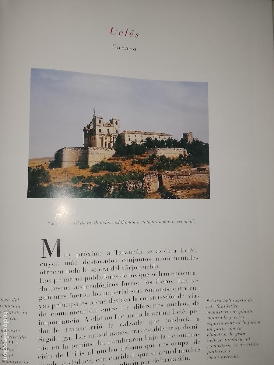 Otros Art&iacute;culos de Coleccionismo en Papel: INFORMACION GRAFICA 2 HOJAS - HISTORIA Y FOTOS A COLOR DE - CUENCA - UCLES