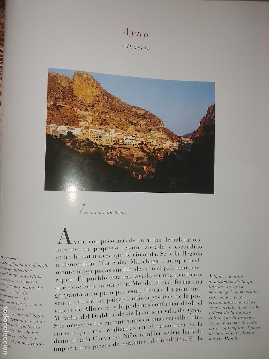 Otros Art&iacute;culos de Coleccionismo en Papel: INFORMACION GRAFICA 2 HOJAS - HISTORIA Y FOTOS A COLOR DE - ALBACETE - AYNA