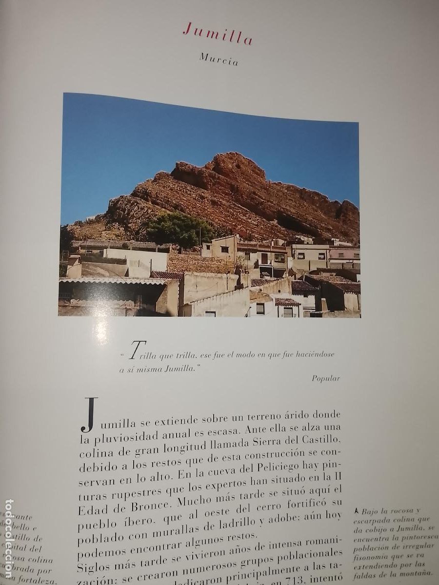 Otros Art&iacute;culos de Coleccionismo en Papel: INFORMACION GRAFICA 2 HOJAS - HISTORIA Y FOTOS A COLOR DE - MURCIA - JUMILLA