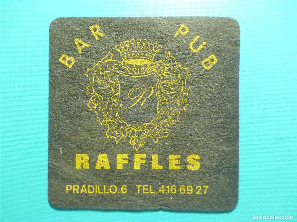 Otros Art&iacute;culos de Coleccionismo en Papel: Posavasos - Disco-Bar - Discoteca - Raffles - Pradillo, 6 - Madrid
