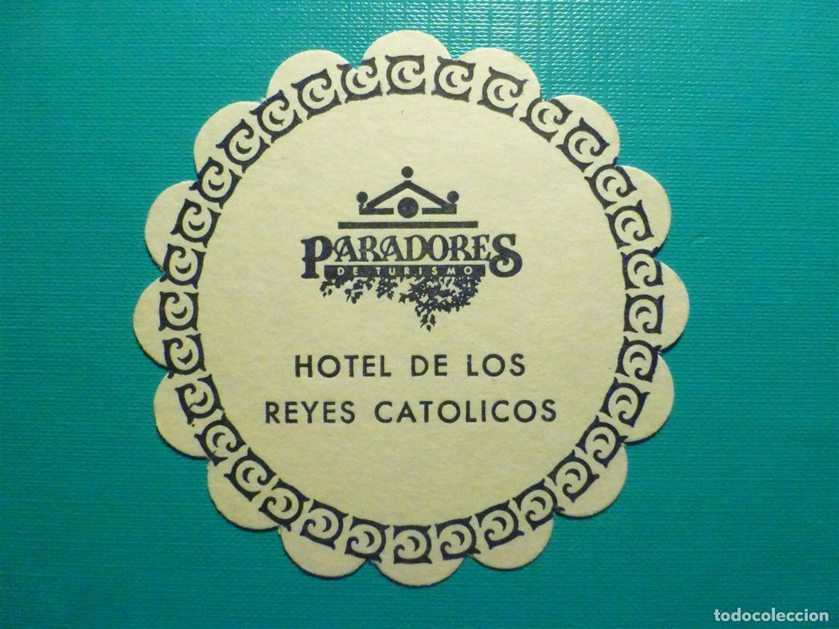 Otros Art&iacute;culos de Coleccionismo en Papel: Posavasos - Paradores Nacionales de Turismo - Hotel Reyes Cat&oacute;licos