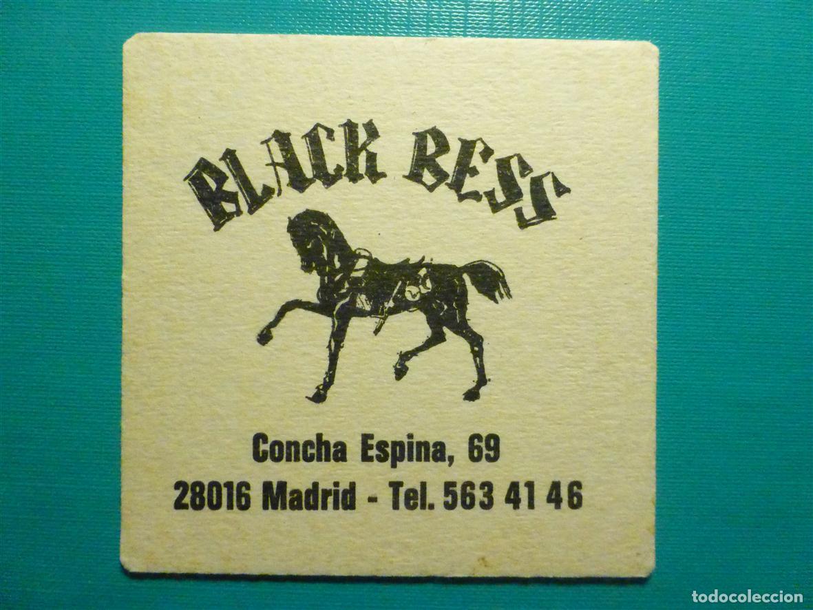 Otros Art&iacute;culos de Coleccionismo en Papel: Posavasos Pub - Disco-Bar - Pub Black Bess - C/ Concha Espina, 69 - Madrid