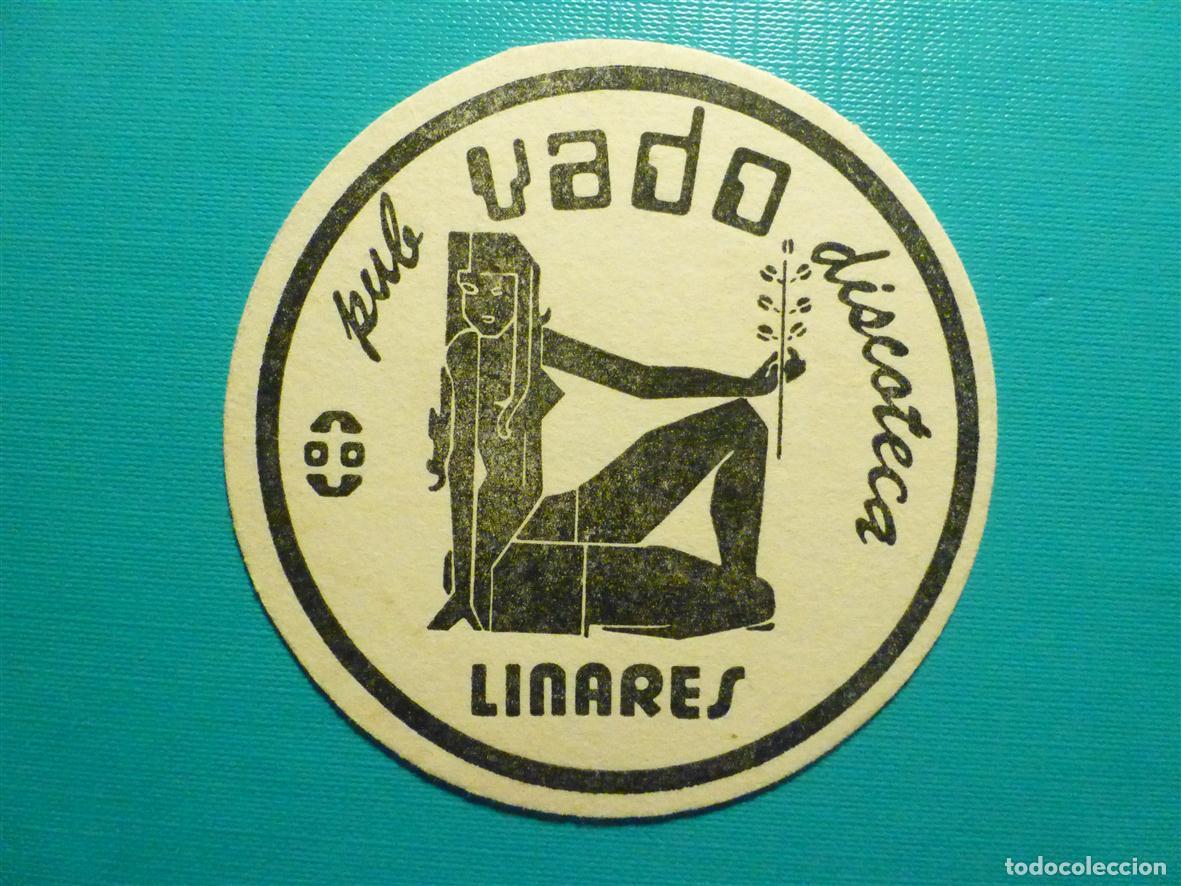 Otros Art&iacute;culos de Coleccionismo en Papel: Posavasos Pub - Disco-Bar - Pub Discoteca Vado - Linares - Jaen