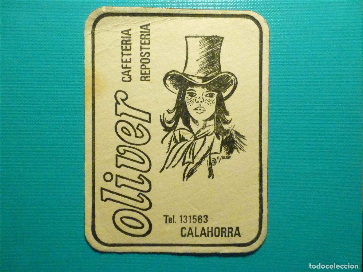 Otros Art&iacute;culos de Coleccionismo en Papel: Posavasos Pub - Disco-Bar - Pub - Cafeter&iacute;a Oliver - Calahorra - La Rioja