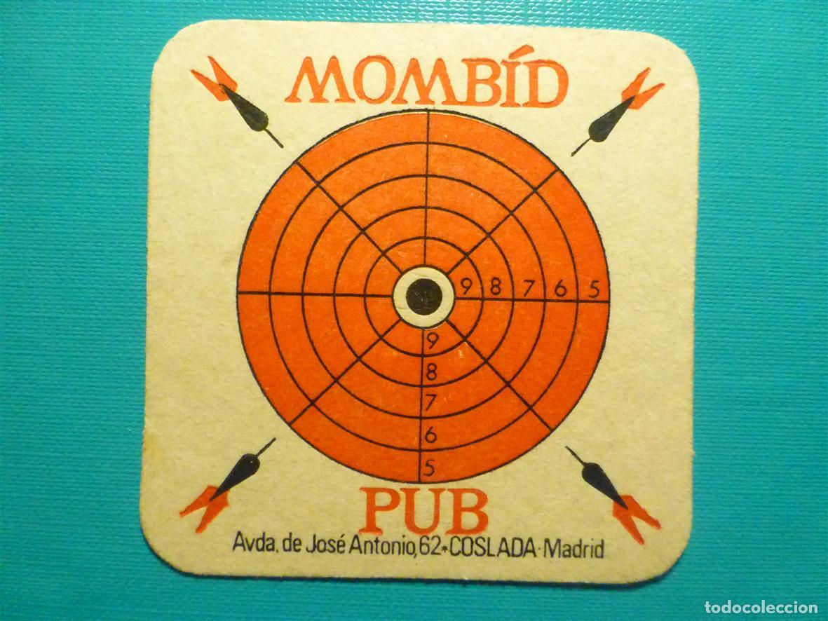 Otros Art&iacute;culos de Coleccionismo en Papel: Posavasos Pub - Disco Bar - Mombid Pub - Avd. Jos&eacute; Antonio, 62 - Coslada - Madrid