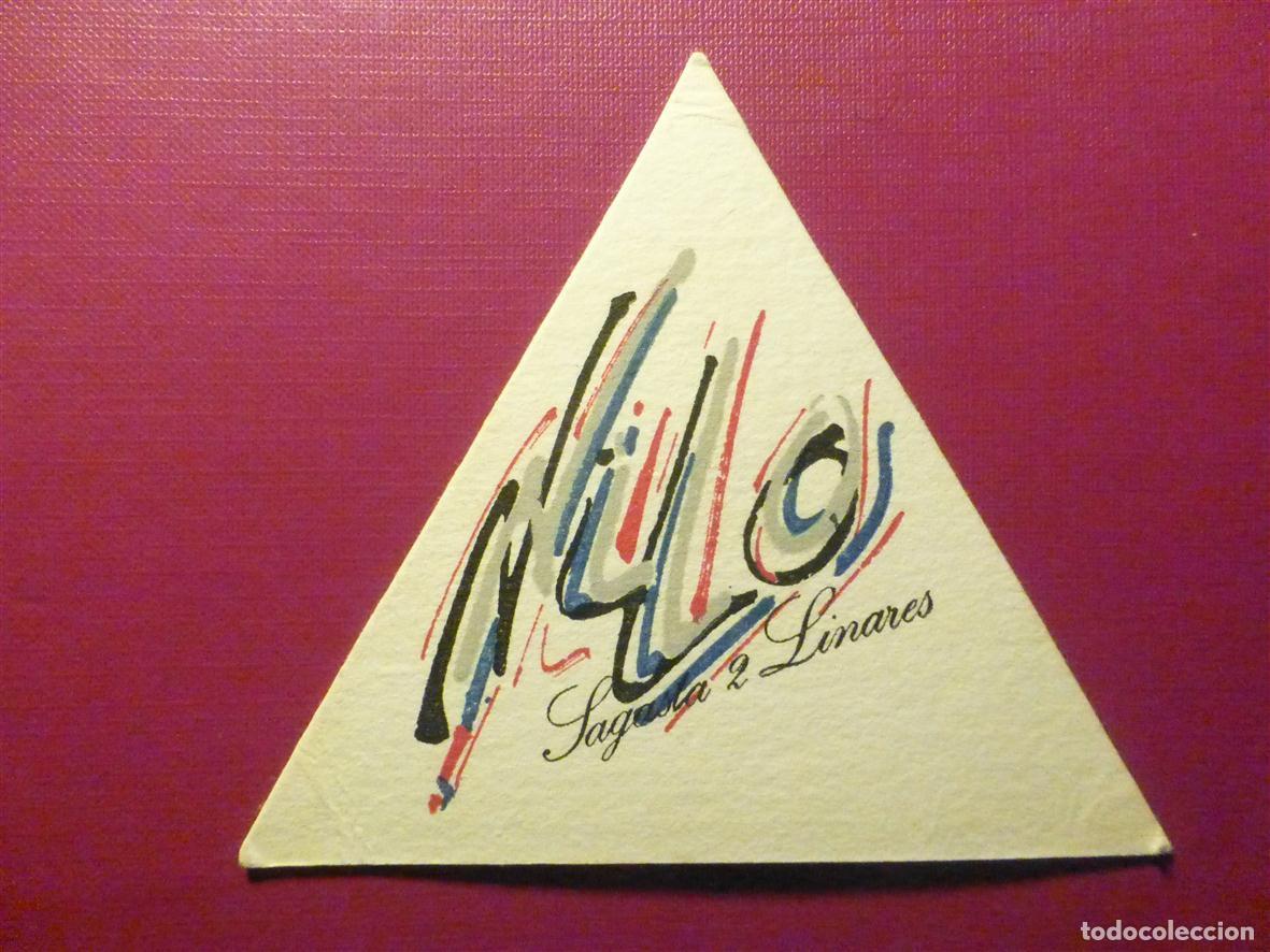 Otros Art&iacute;culos de Coleccionismo en Papel: Posavasos Pub - Disco Bar - Pub Nilo - C/ Sagasta, 2, - Linares - jaen
