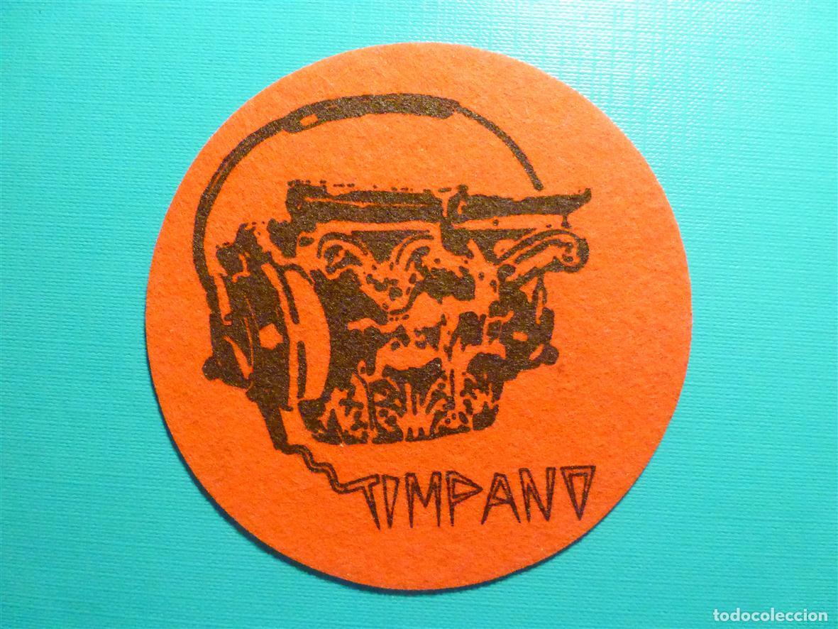 Otros Art&iacute;culos de Coleccionismo en Papel: Posavasos Pub - Disco Bar - Pub - Discoteca T&iacute;mpano - Madrid - Fieltro