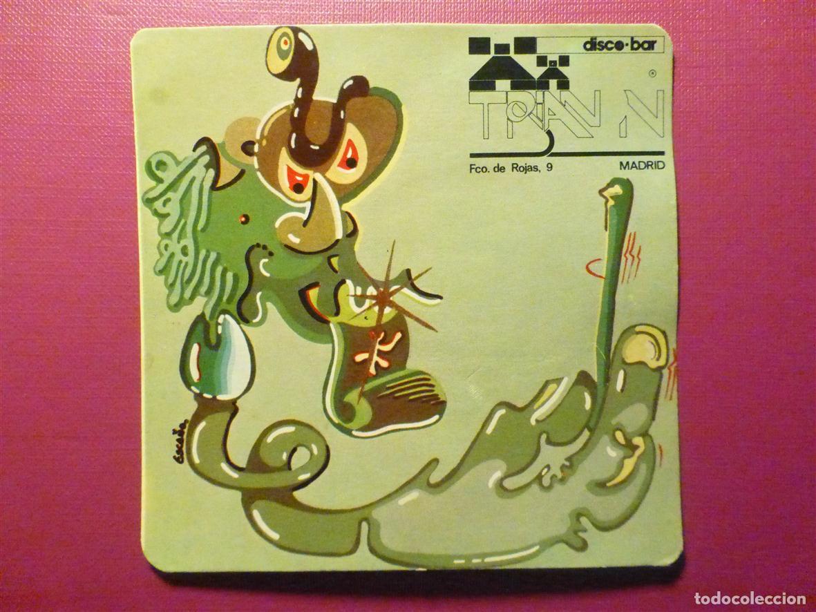 Otros Art&iacute;culos de Coleccionismo en Papel: Posavasos Pub - Disco Bar - Pub - Discoteca - Trianon - Fco. de Rojas, 9 - Madrid