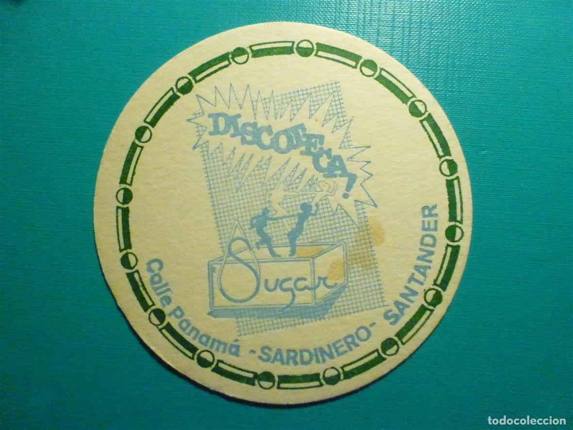Otros Art&iacute;culos de Coleccionismo en Papel: Posavasos Disco-Bar - Discoteca Sugar - Calle Panam&aacute; - Sardinero - Santander