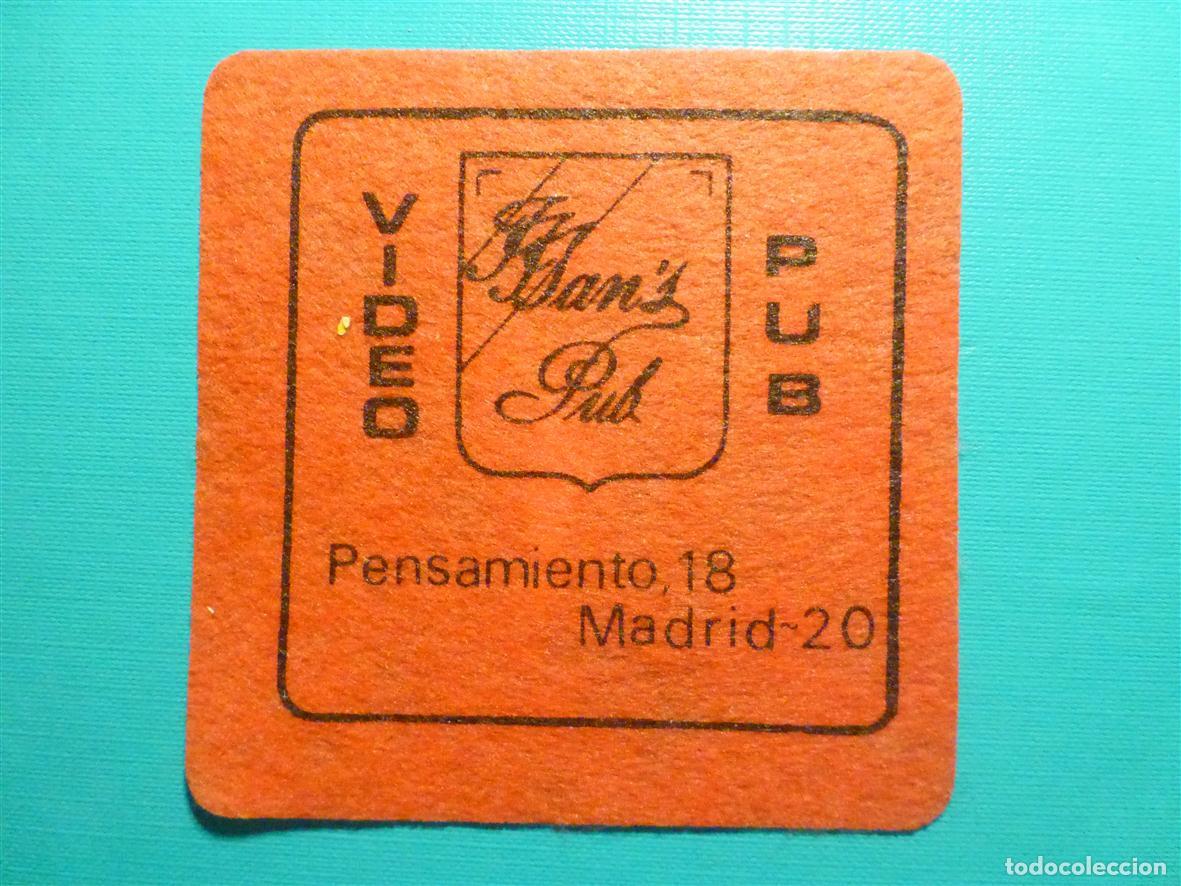 Otros Art&iacute;culos de Coleccionismo en Papel: Posavasos Bar - Discoteca - Disco - Fan&acute;s Pub - C/ Pensamiento, 18 - Madrid - Fieltro