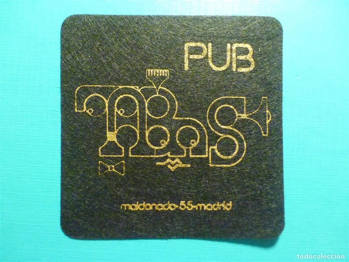 Otros Art&iacute;culos de Coleccionismo en Papel: Posavasos Bar - Discoteca - Disco - Pub Tubas - Maldonado, 55 - Madrid - Fieltro