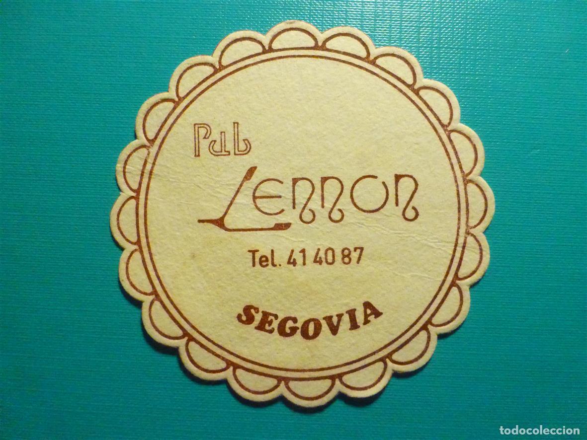 Collectionnisme Papier divers: Posavasos - Disco-Bar - Pub Lennon - Segovia