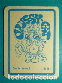 Otros Art&iacute;culos de Coleccionismo en Papel: Posavasos Pub - Disco-Bar - Discoteca Pub Pussy Cat - Disco Linares - Ja&eacute;n