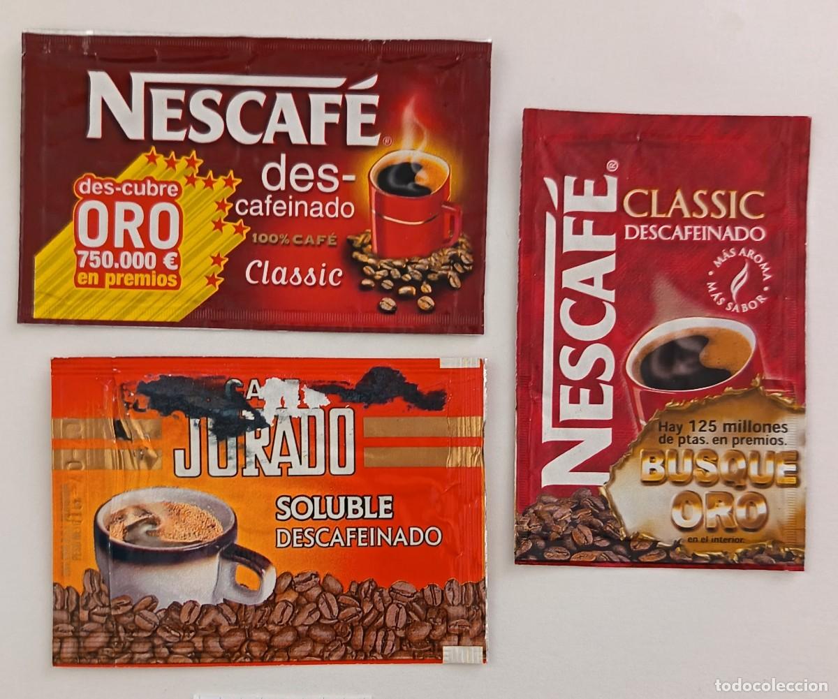 Otros Art&iacute;culos de Coleccionismo en Papel: Sobre de cafe soluble. Nescafe. Vacios. Diferentes. A&ntilde;os 90.