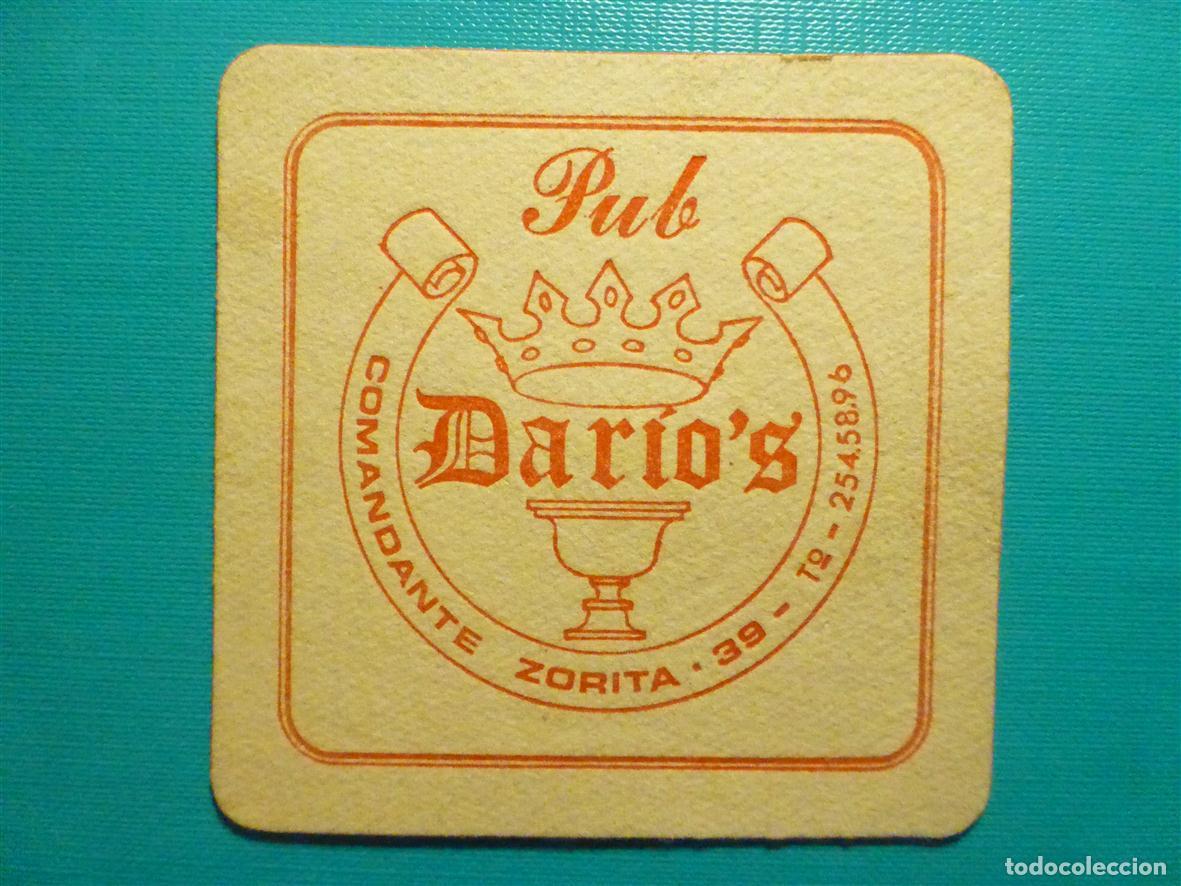 Otros Art&iacute;culos de Coleccionismo en Papel: Posavasos - Disco-Bar - Pub Dario&acute;s - Comandante Zorita, 39 - Madrid - Version 2