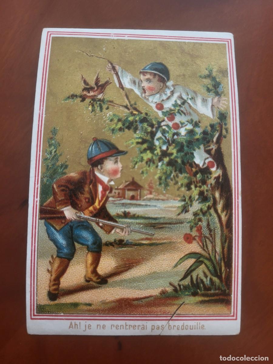 Otros Art&iacute;culos de Coleccionismo en Papel: ANTIGUO CROMO TARJETA PUBLICIDAD DROGAS Y COLONIALES SALA JUST LORCA MURCIA