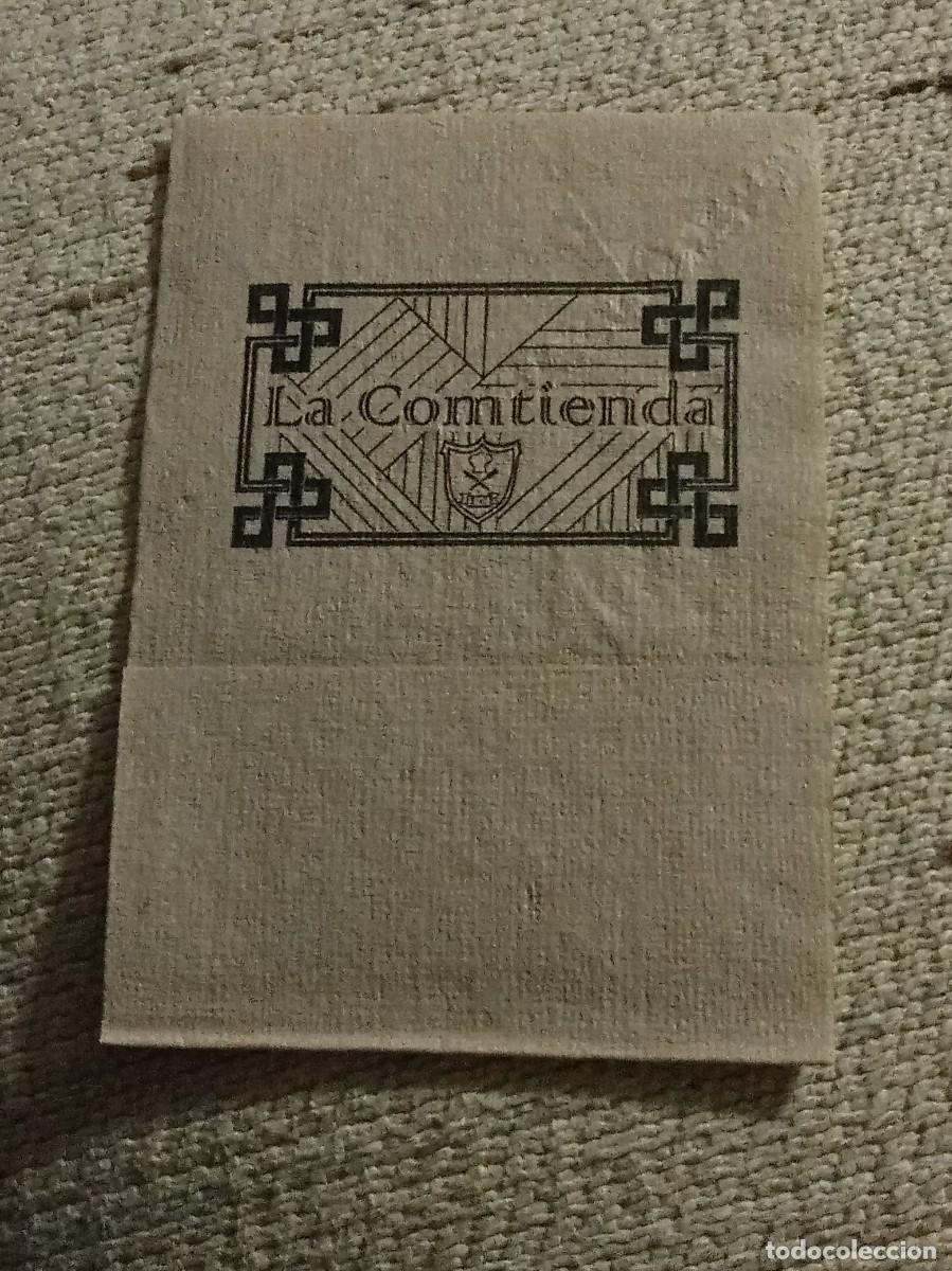 Otros Art&iacute;culos de Coleccionismo en Papel: Servilleta &rdquo;La Comtienda&rdquo; - Asturias