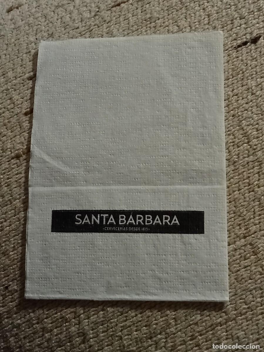 Otros Art&iacute;culos de Coleccionismo en Papel: Servilleta &rdquo;Cervecer&iacute;as Santa B&aacute;rbara&rdquo; - Madrid