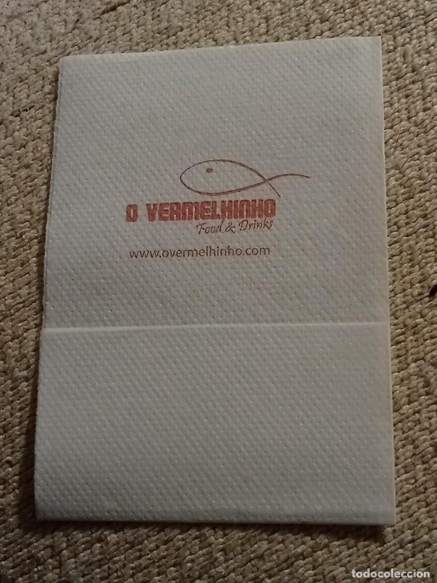 Otros Art&iacute;culos de Coleccionismo en Papel: Servilleta &rdquo;O Vermelhinho&rdquo; - Esposende (Portugal)