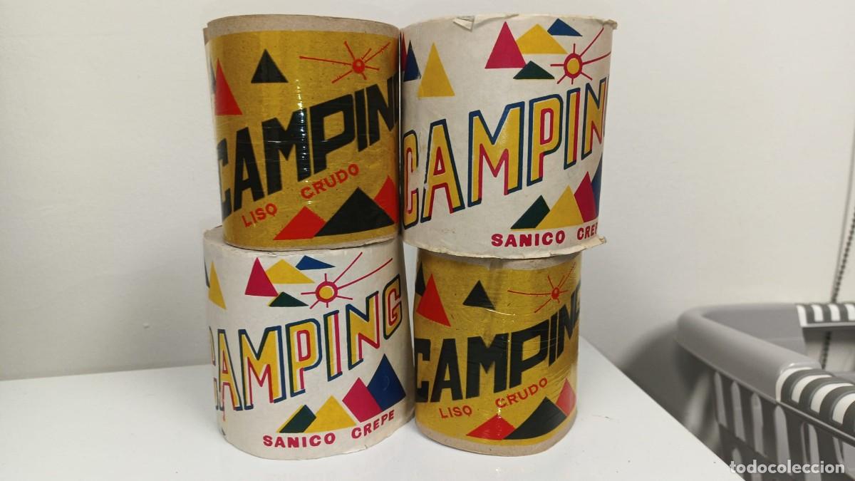 Otros Art&iacute;culos de Coleccionismo en Papel: 4 UNIDADES PAPEL HIGIENICO CAMPING