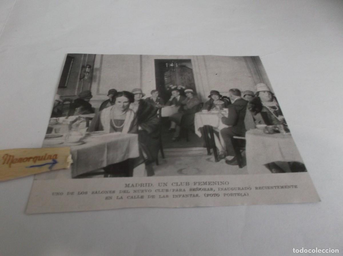 Otros Art&iacute;culos de Coleccionismo en Papel: RECORTE A&Ntilde;O 1926(MADRID) INAUGURACI&Oacute;N NUEVO CLUB PARA SE&Ntilde;ORAS EN LA C/ DE LAS INFANTAS (FOTO PORTELA