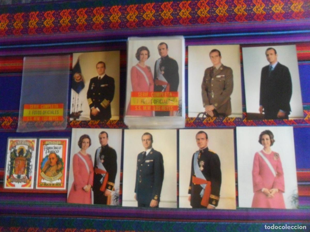 Otros Art&iacute;culos de Coleccionismo en Papel: 20 JUEGO SERIE COMPLETA 7 FOTOS OFICIALES SS MM LOS REYES JUAN CARLOS I SOF&Iacute;A HERACLIO FOURNIER 1976
