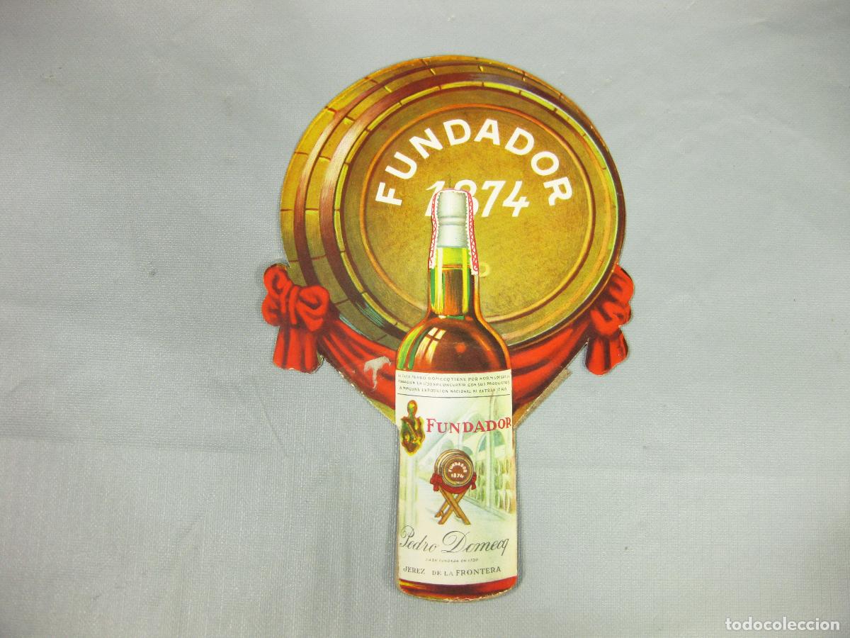 Otros Art&iacute;culos de Coleccionismo en Papel: ABANICO O PAY PAY PUBLICITARIO DE FUNDADOR. PEDRO DOMECQ. JEREZ DE LA FRONTERA. SAN SEBASTIAN 1956