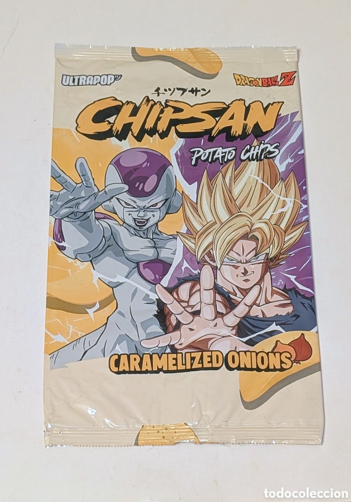 Otros Art&iacute;culos de Coleccionismo en Papel: Envoltorio Bolsa Patatas Dragon Ball Z. Bola de Dragon. Son Goku. Freezer