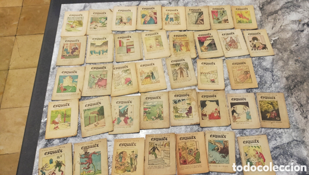 Otros Art&iacute;culos de Coleccionismo en Papel: 38 revistas Esquitx, suplemento de patufet