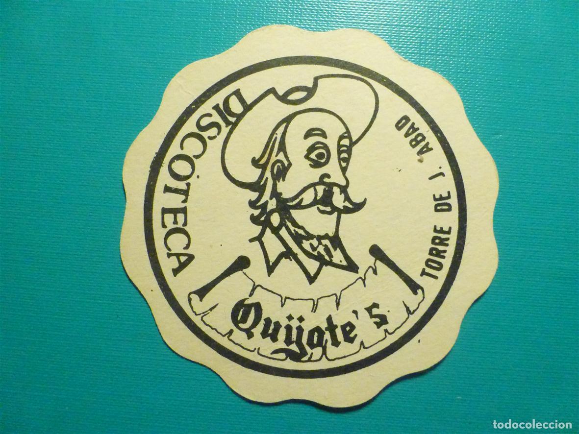 Otros Art&iacute;culos de Coleccionismo en Papel: Posavasos - Disco-Bar - Pub - Discoteca Quijote&acute;s - Torre de Juan Abad - Toledo -