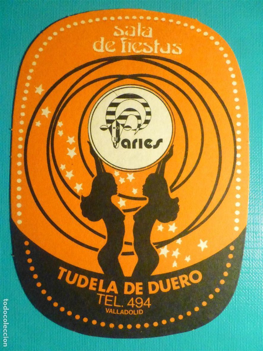 Outros artigos de papel: Posavasos Pub Disco-Bar - Sala de Fiestas - Aries - Tudela de Duero - Valladolid