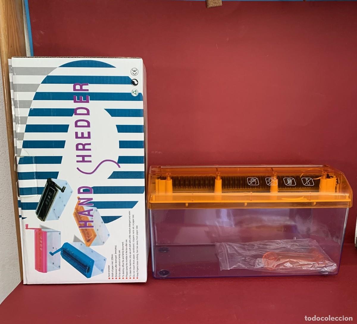 Otros Art&iacute;culos de Coleccionismo en Papel: TRITURADOR DESTRUCTOR DE HOJAS DE PAPEL PARA DESPACHO/OFICINA NUEVO