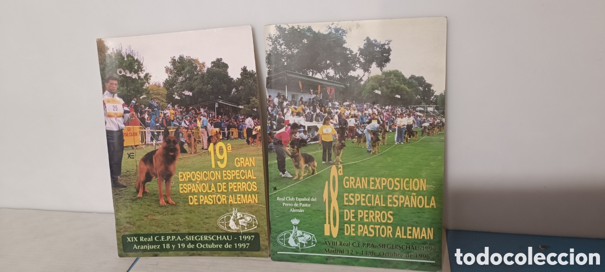 Otros Art&iacute;culos de Coleccionismo en Papel: Revistas antiguas gran exposici&oacute;n especial Espa&ntilde;ola del Pastor Alem&aacute;n n'18 y n'19 a&ntilde;os 96/97