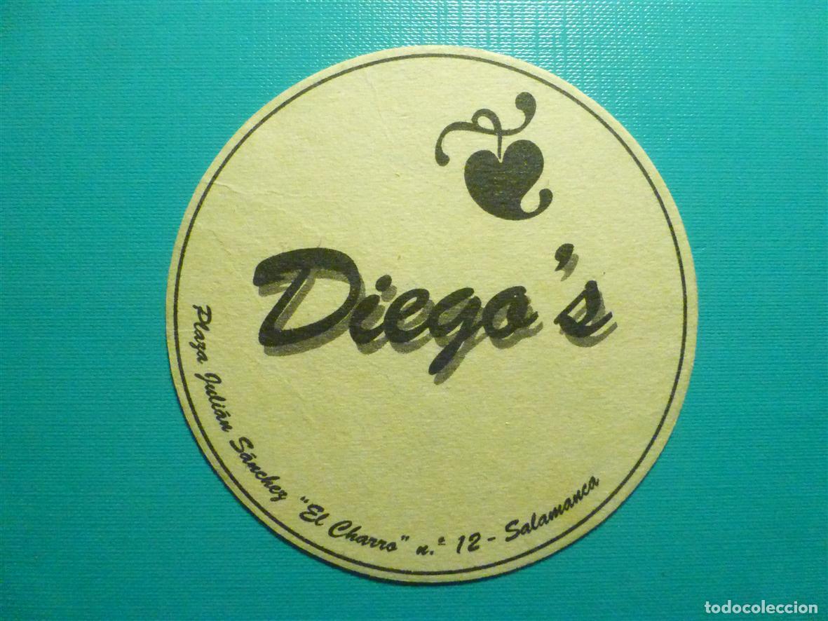 Otros Art&iacute;culos de Coleccionismo en Papel: Posavasos Pub Disco-Bar - Diego&acute;s - Plaza Julian S&aacute;nches, El Charro, n&ordm; 12 - Salamanca