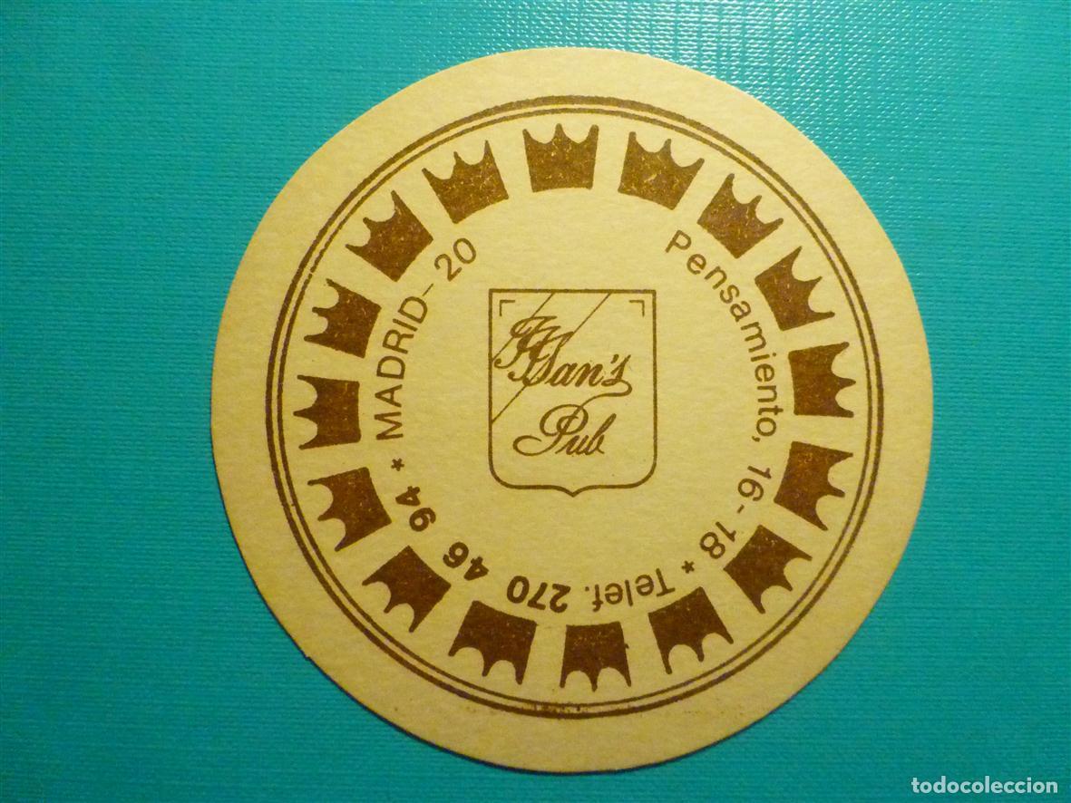 Otros Art&iacute;culos de Coleccionismo en Papel: Posavasos Bar - Discoteca - Disco - Fan&acute;s Pub - C/ Pensamiento, 18 - Madrid -