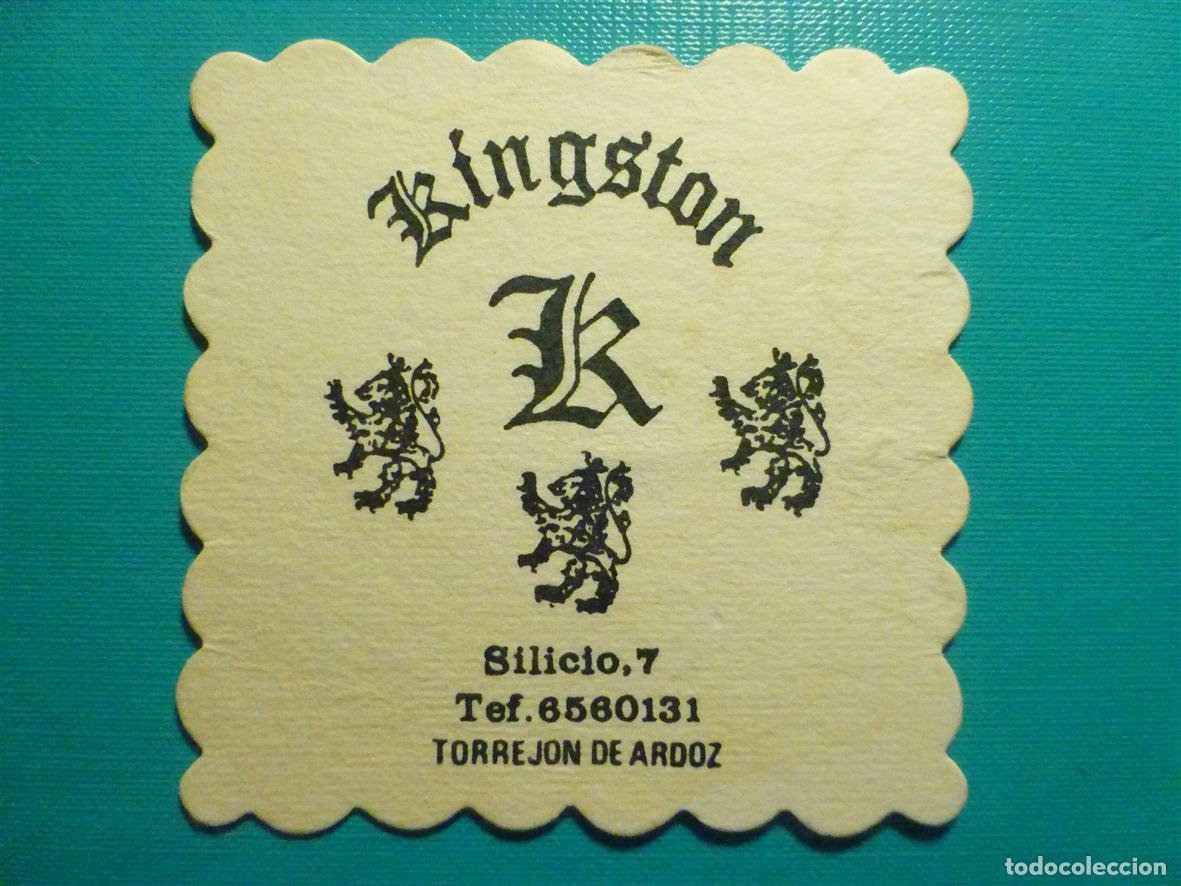 Otros Art&iacute;culos de Coleccionismo en Papel: Posavasos Disco-Bar - Pub Kingston - C/ Silicio, 7 - Torrej&oacute;n de Ardoz - Madrid