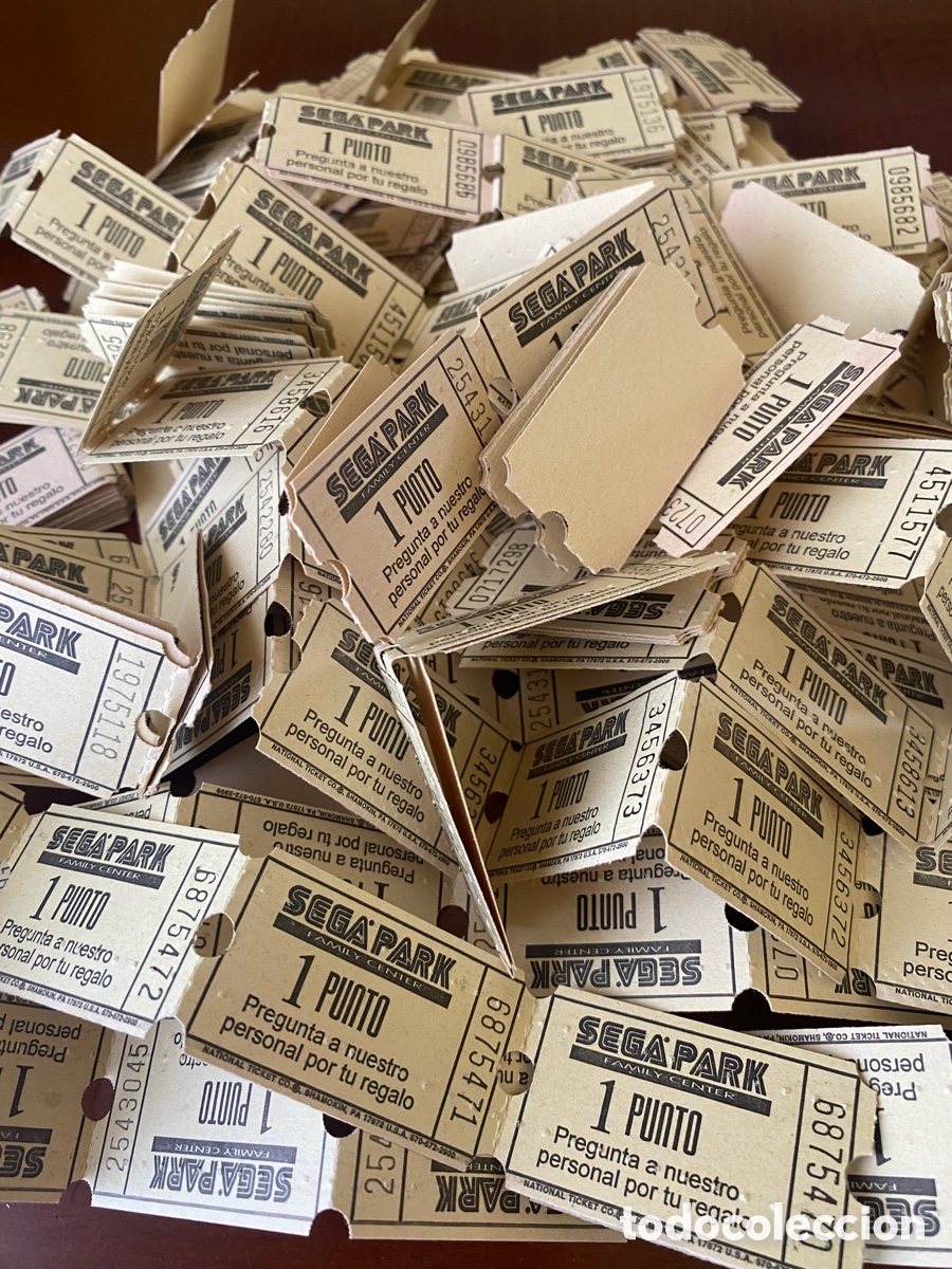 Otros Art&iacute;culos de Coleccionismo en Papel: +400 Tickets Punto Sega Park