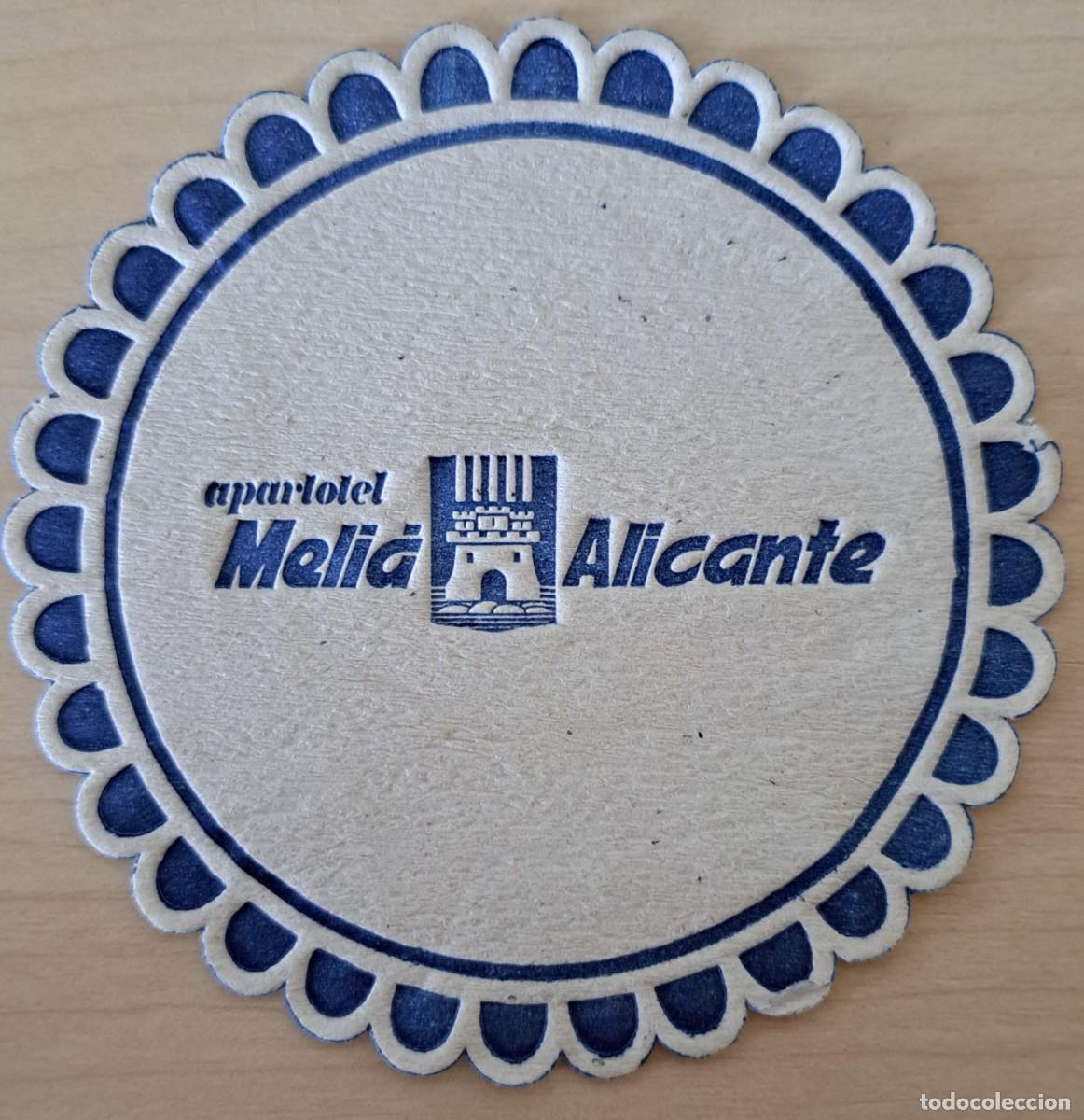 Otros Art&iacute;culos de Coleccionismo en Papel: Posavasos Apartotel Meli&aacute; Alicante