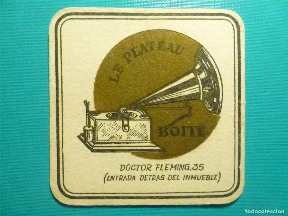 Otros Art&iacute;culos de Coleccionismo en Papel: Posavasos Pub - Disco-Bar - Le Plateau Boite - c/ Doctor Fleming, 35 - Madrid