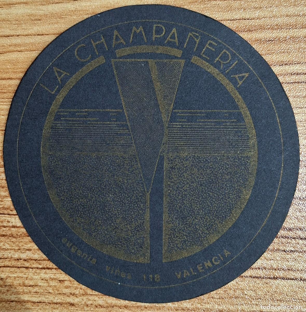 Otros Art&iacute;culos de Coleccionismo en Papel: Posavasos La Champa&ntilde;eria - Valencia