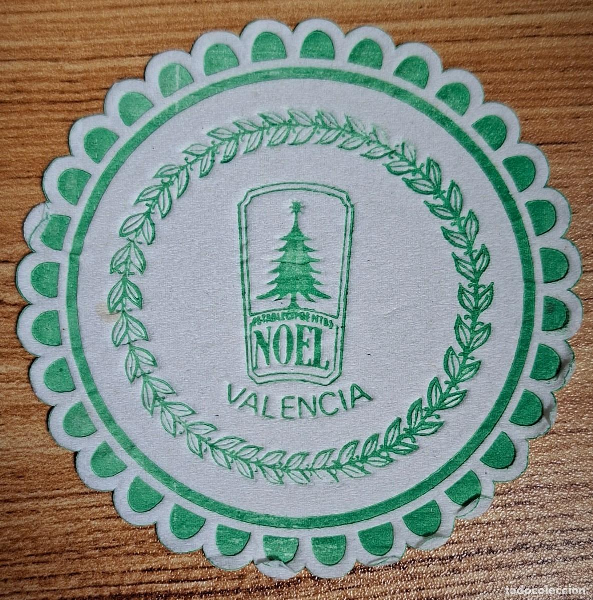 Otros Art&iacute;culos de Coleccionismo en Papel: Posavasos Establecimientos Noel telilla - Valencia