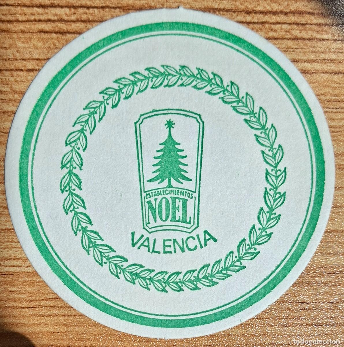 Otros Art&iacute;culos de Coleccionismo en Papel: Posavasos Establecimientos Noel papel - Valencia