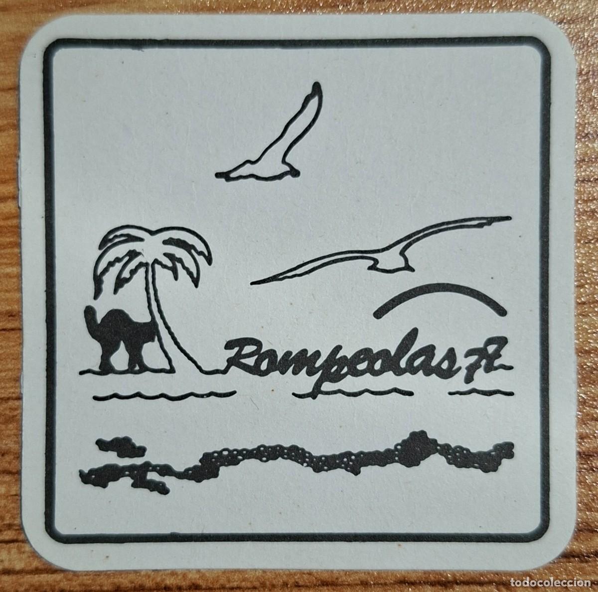 Otros Art&iacute;culos de Coleccionismo en Papel: Posavasos Rompeolas 77 marco - Playa de Gand&iacute;a (Valencia)