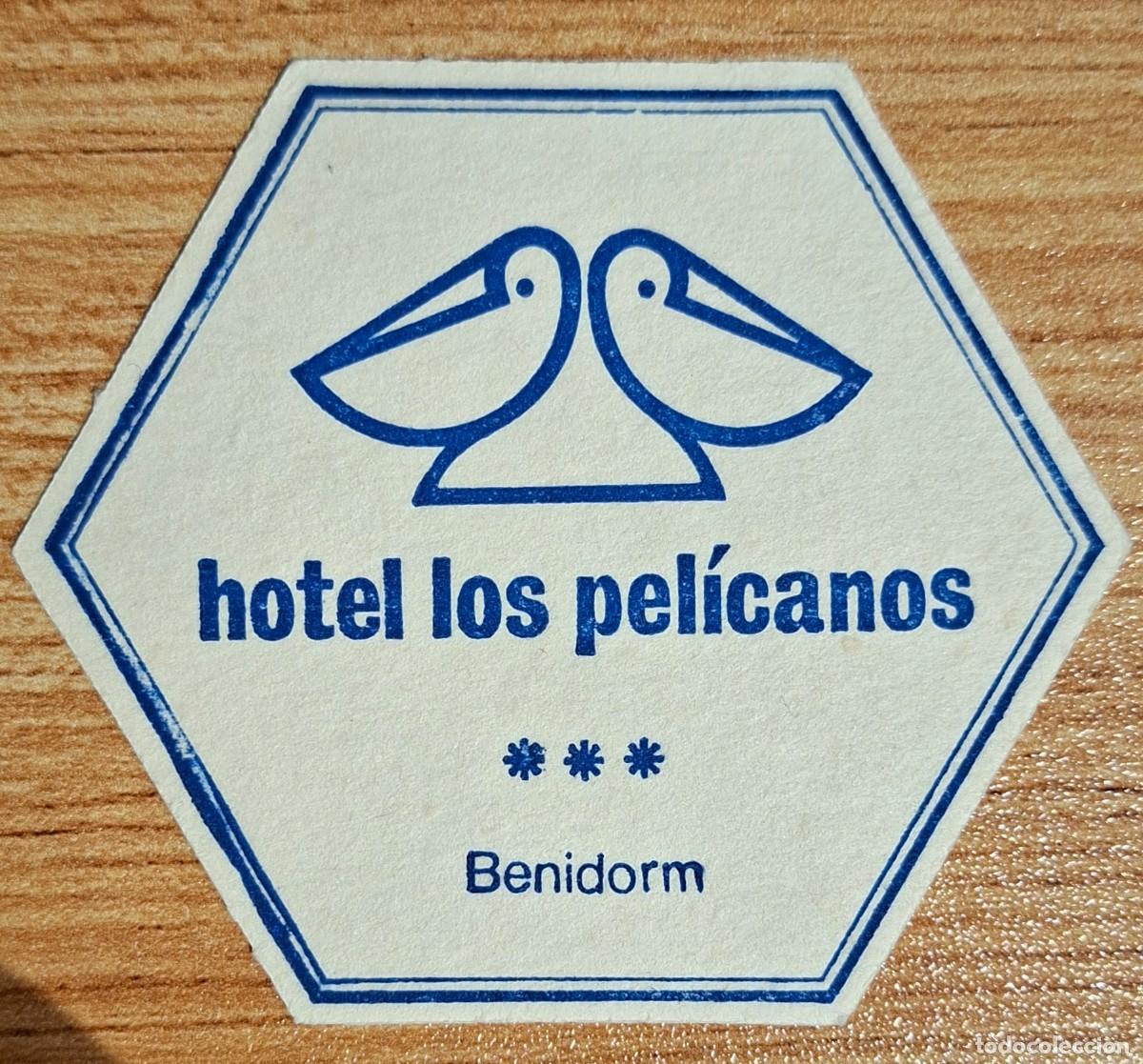 Otros Art&iacute;culos de Coleccionismo en Papel: Posavasos Hotel Los Pel&iacute;canos - Benidorm (Alicante)