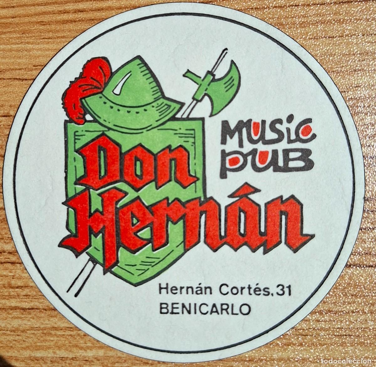 Otros Art&iacute;culos de Coleccionismo en Papel: Posavasos Music Pub Don Hern&aacute;n - Benicarl&oacute; (Castell&oacute;n)