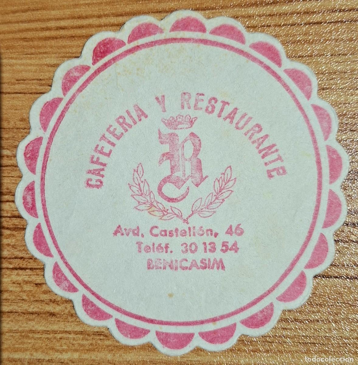 Otros Art&iacute;culos de Coleccionismo en Papel: Posavasos Cafeter&iacute;a Restaurante Royalty - Benicasim / Benicassim (Castell&oacute;n)