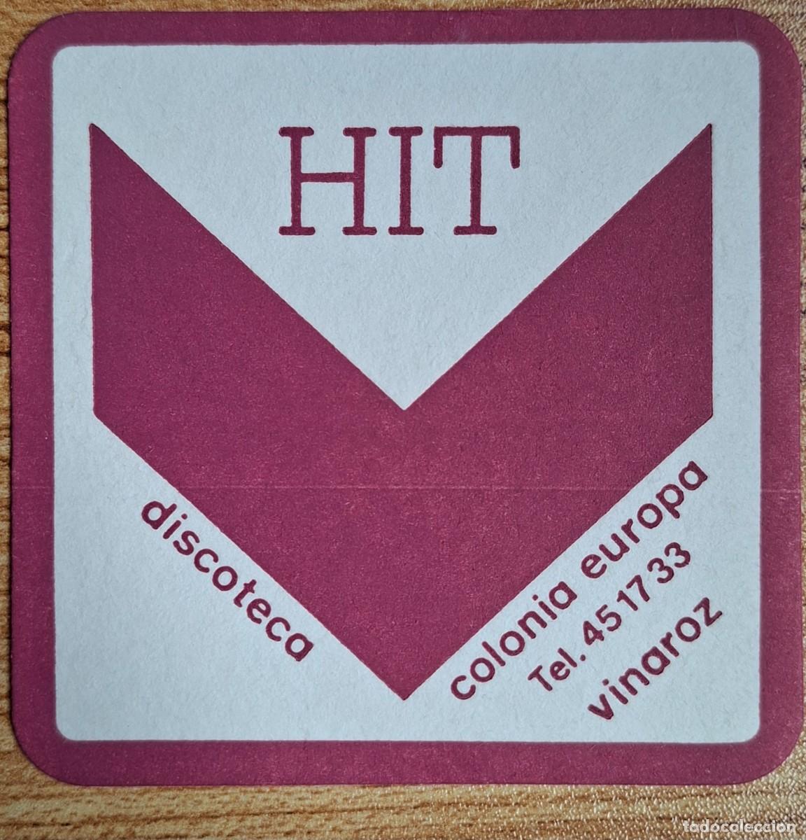 Otros Art&iacute;culos de Coleccionismo en Papel: Posavasos Discoteca Hit - Colonia Europa - Vinaroz / Vinaros (Castell&oacute;n)